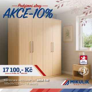 🍂 Ceny padají až do –20 %! Využijte podzimní akci v Nábytku Mikulík a pořiďte si svůj vysněný kousek za skvělou cenu🪑...